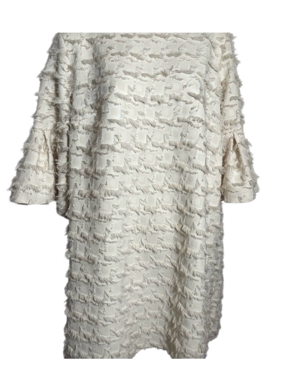 River Island Dress Size 14 Elegant Cream Textured Dress PERFECT ❤️
(Bin 8) - Picture 2 of 7